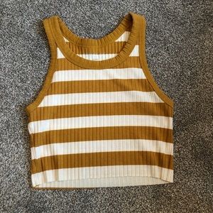 Yellow/white tank